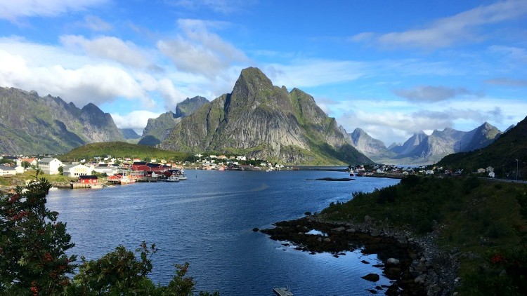 Lofoten Islands coastline, Norway