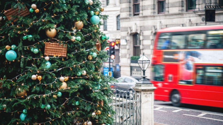 London holiday lights