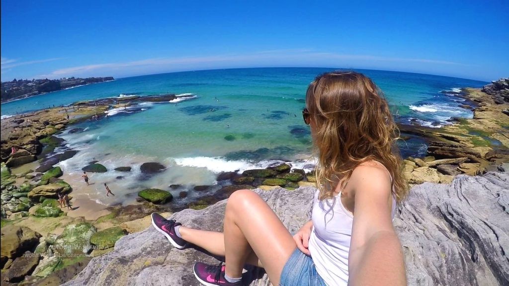 Coastal walk in Sydney, Australia